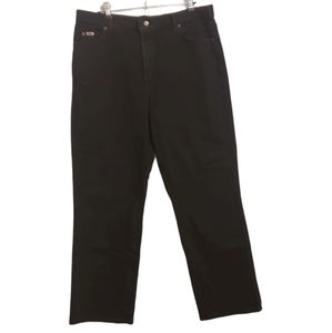 Lee Relaxed Straight Leg Black Vintage Jeans